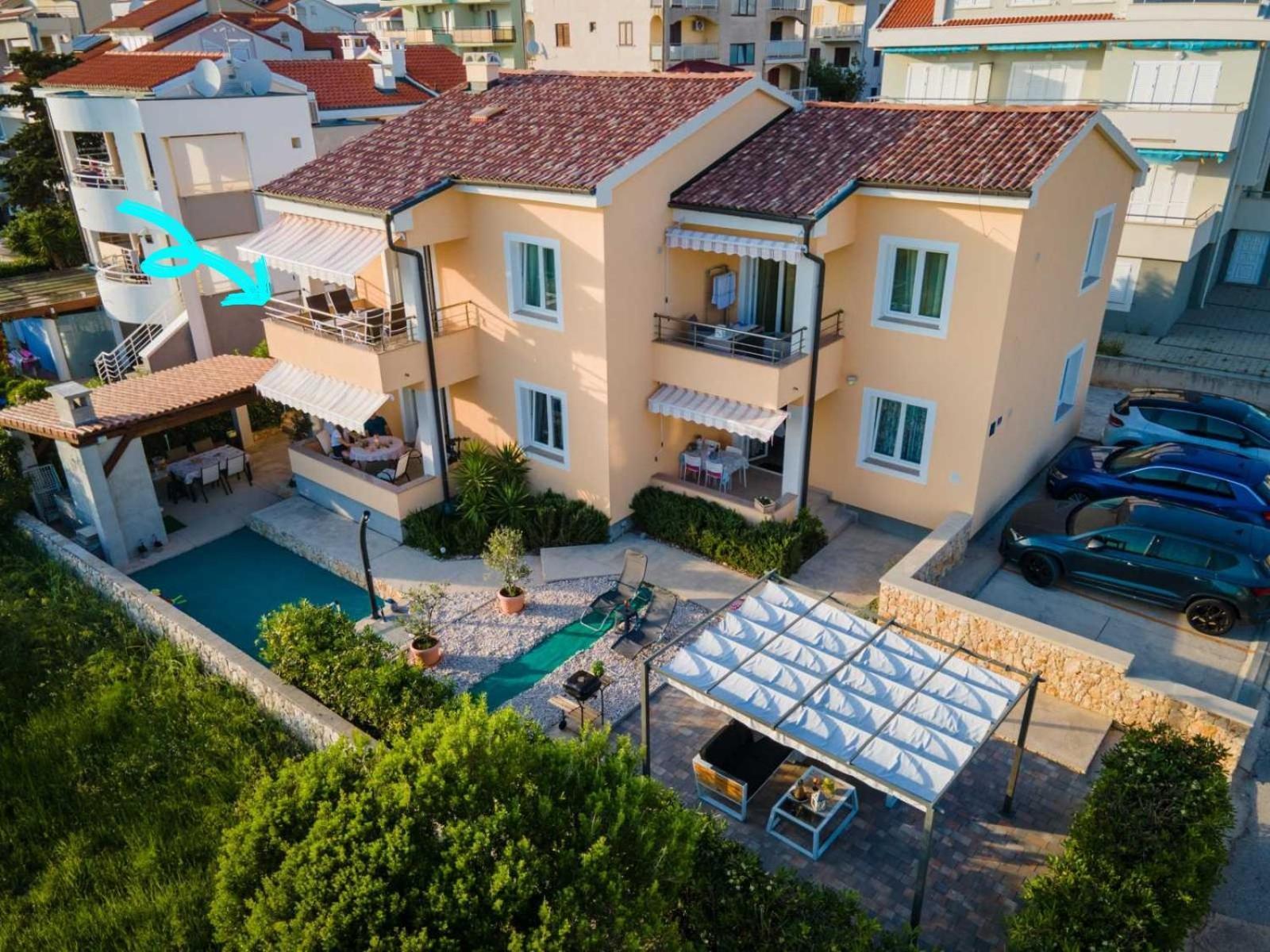 Apartment Traversa Novalja Luaran gambar